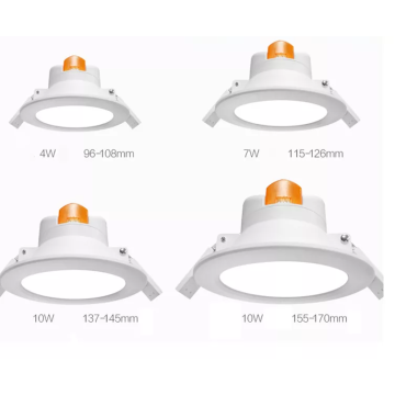 dimmable wifi down light,12w 6w optional